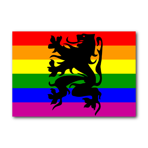 Vlag Prideleeuw